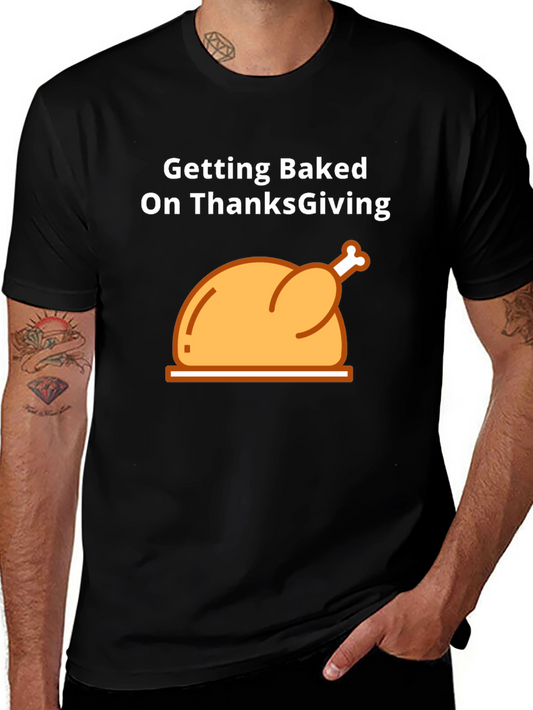 Thanksgiving Turkey Baked T-Shirt