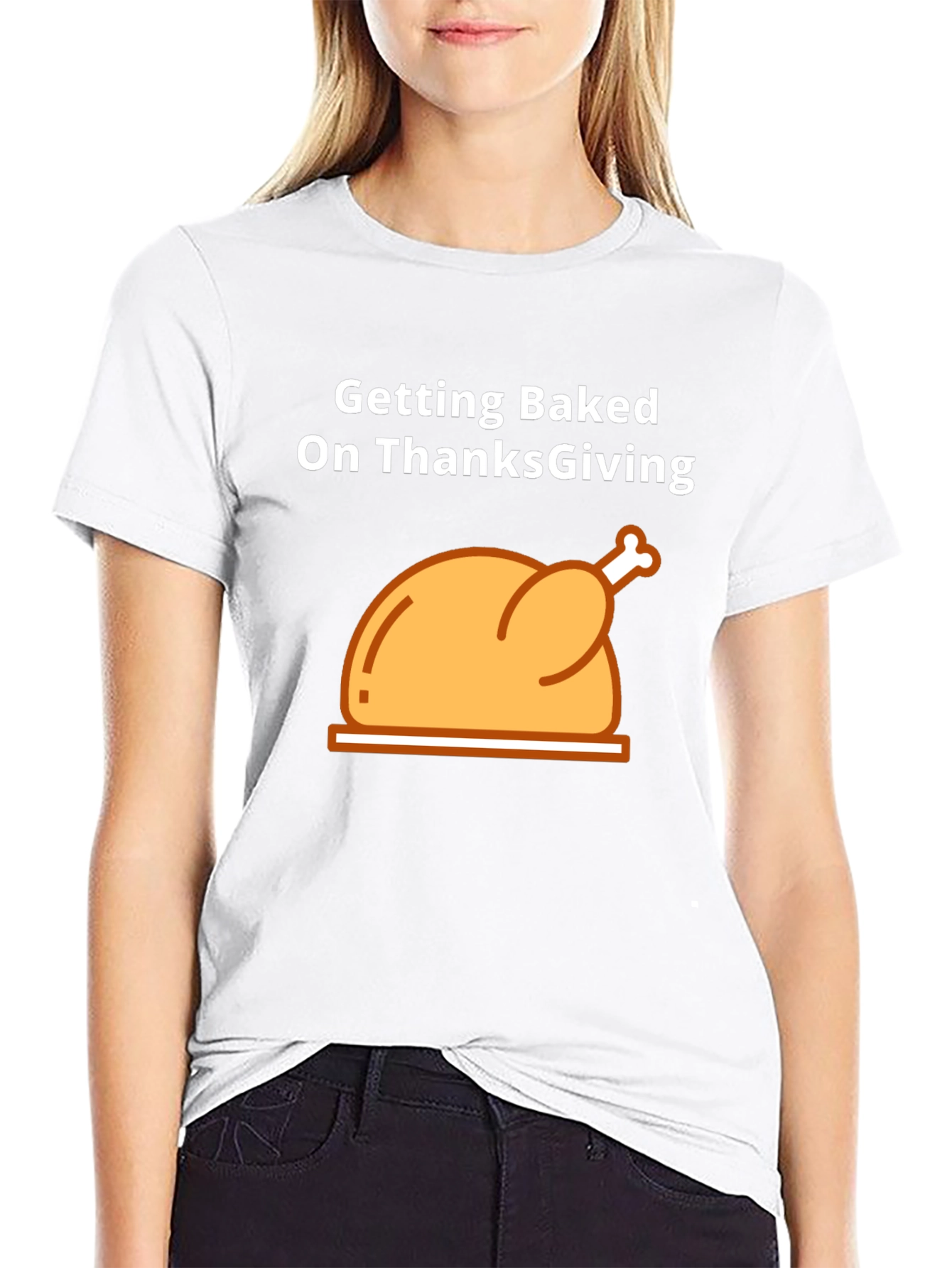 Thanksgiving Turkey Baked T-Shirt