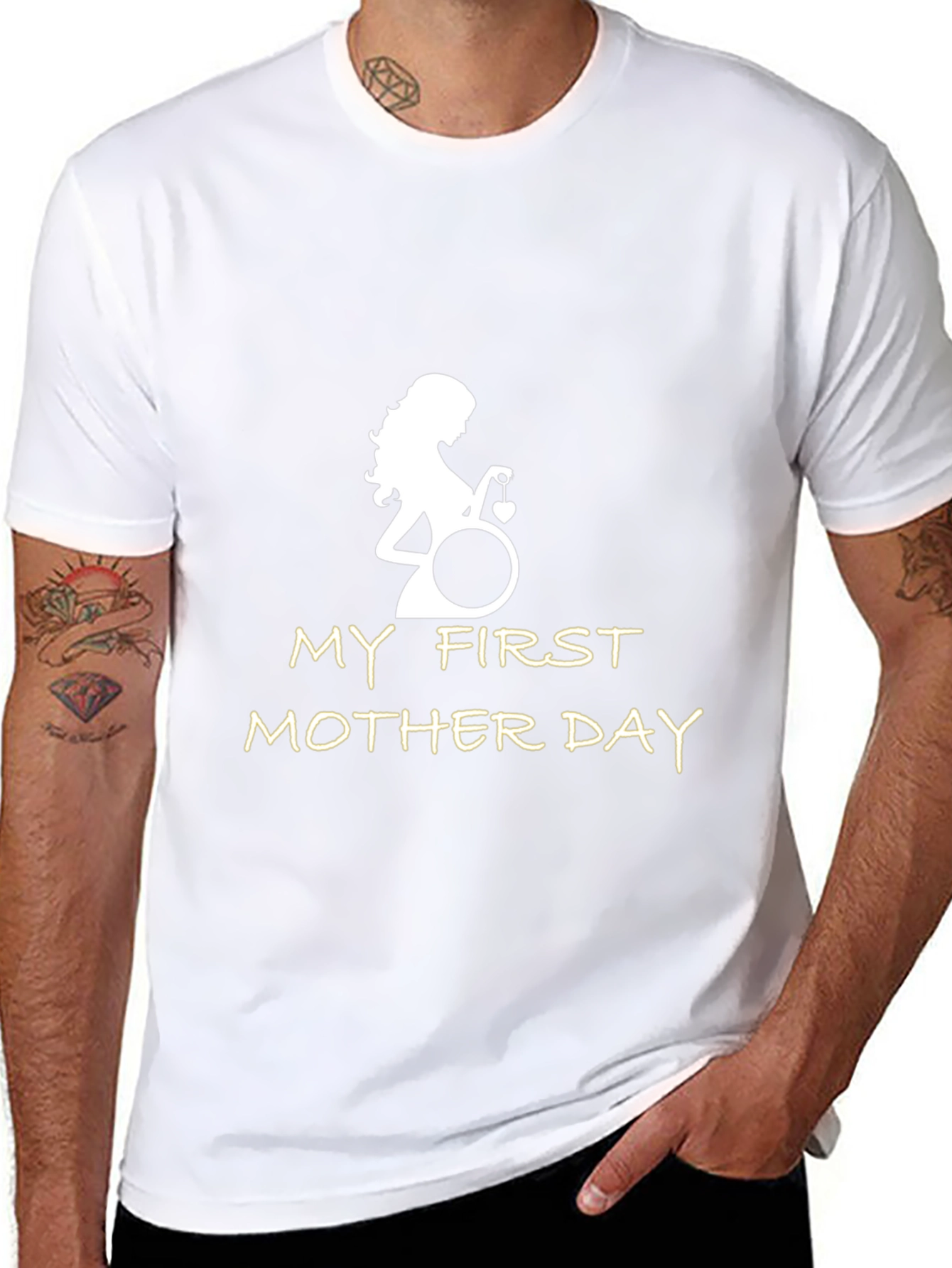 My First Mothers Day T-Shirt - Pregnancy Announcement
