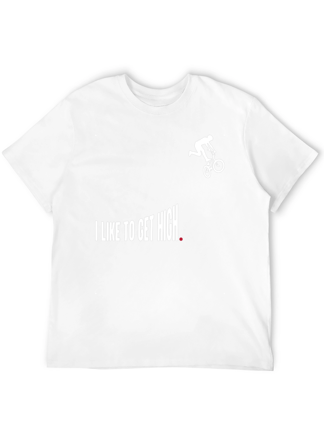 I Like To Get High BMX Black T-Shirt