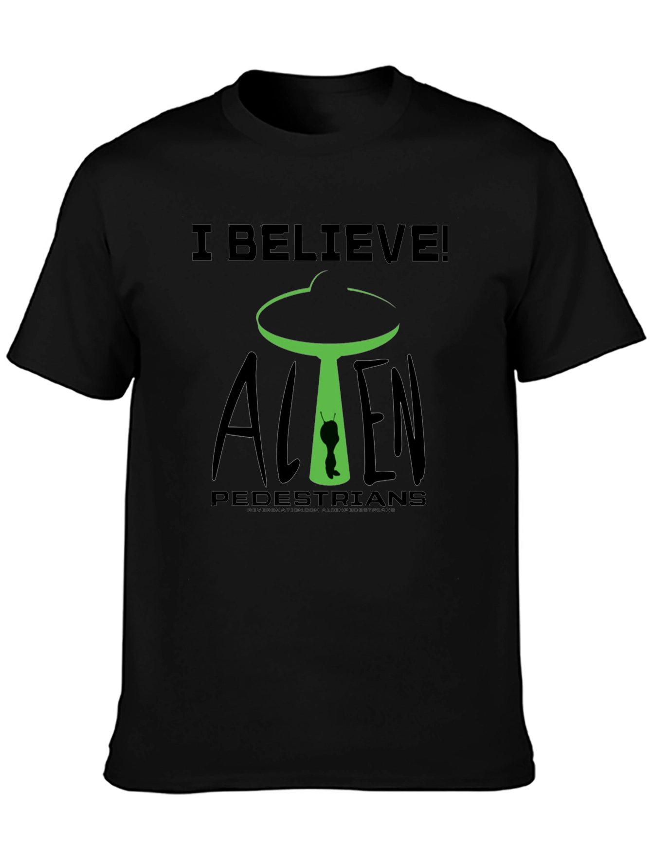 I Believe Alien Pedestrians Graphic Tee