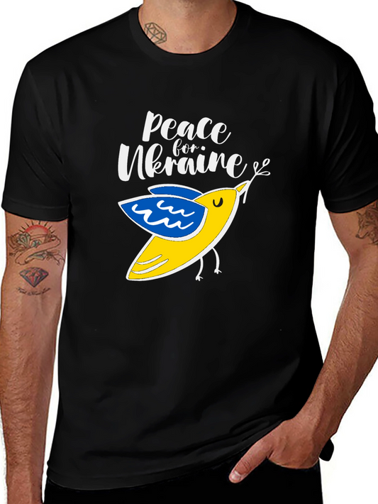Peace For Ukraine T-Shirt With Dove