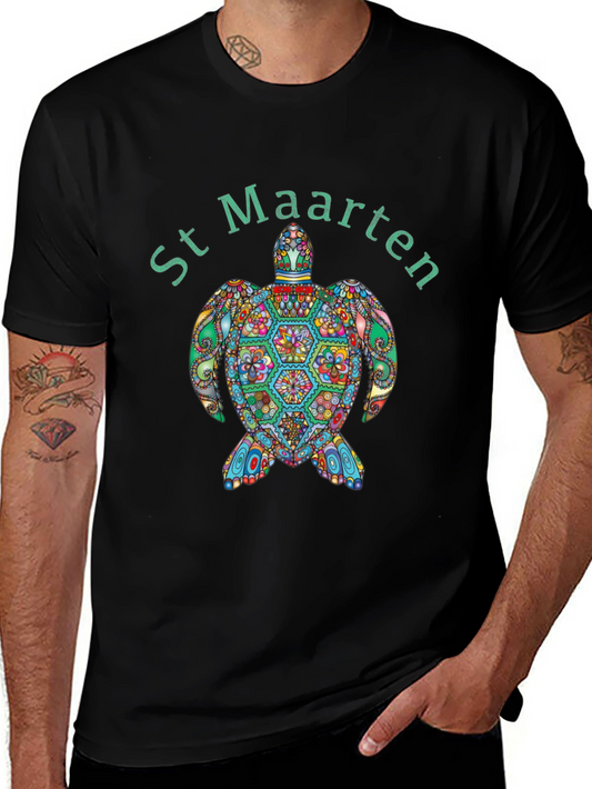 St. Maarten Turtle Graphic T-Shirt