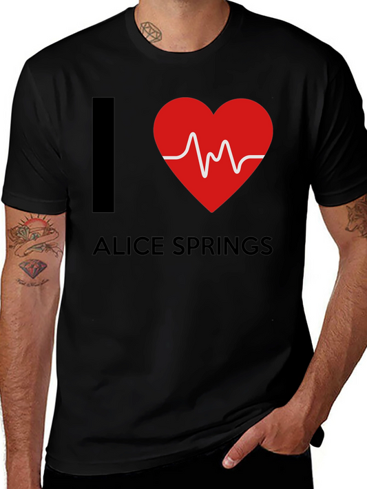 I Heart Alice Springs T-Shirt - Novelty Souvenir Tee