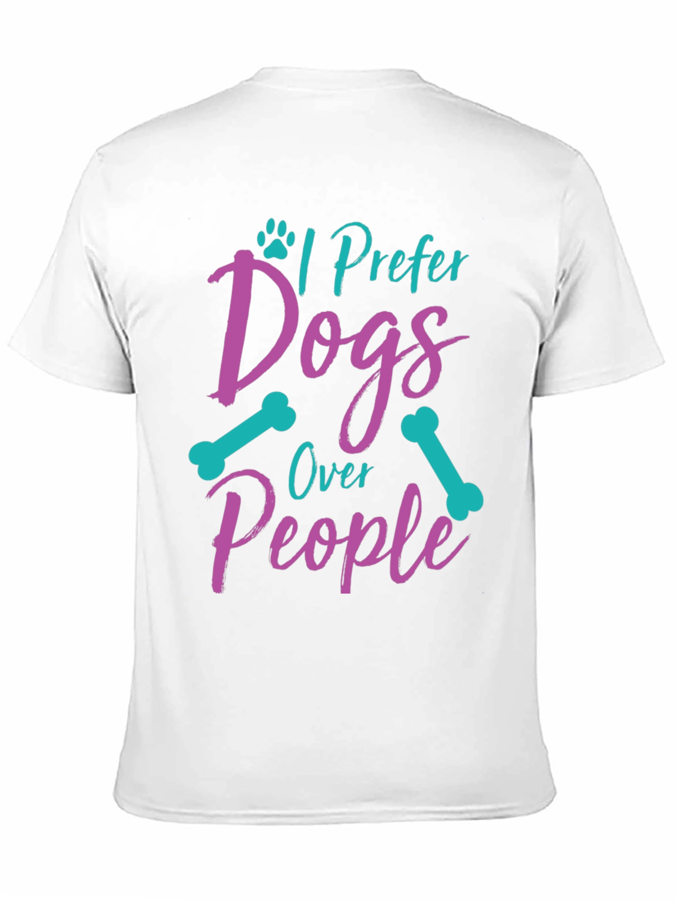 I Prefer Dogs Over People Graphic Tee