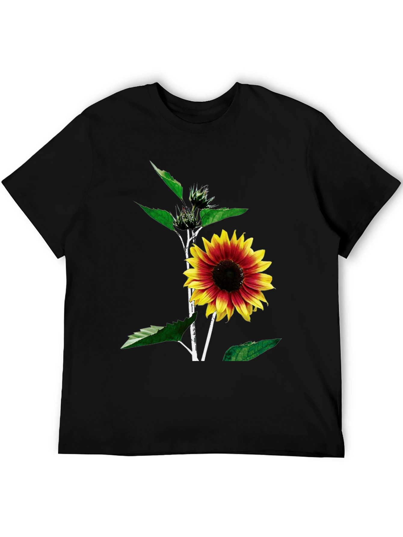 Sunflower Graphic Tee - Unisex Black T-Shirt