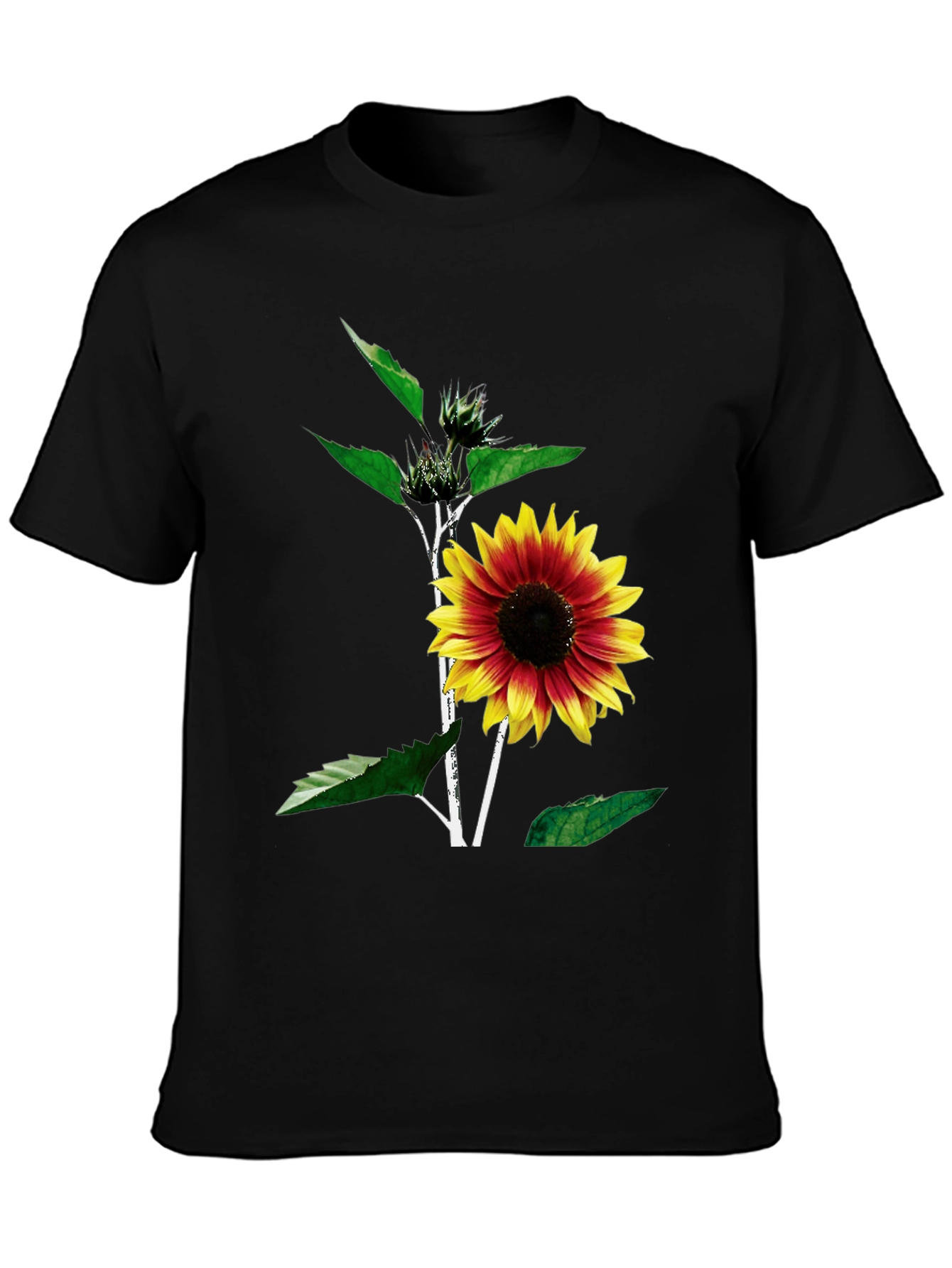 Sunflower Graphic Tee - Unisex Black T-Shirt