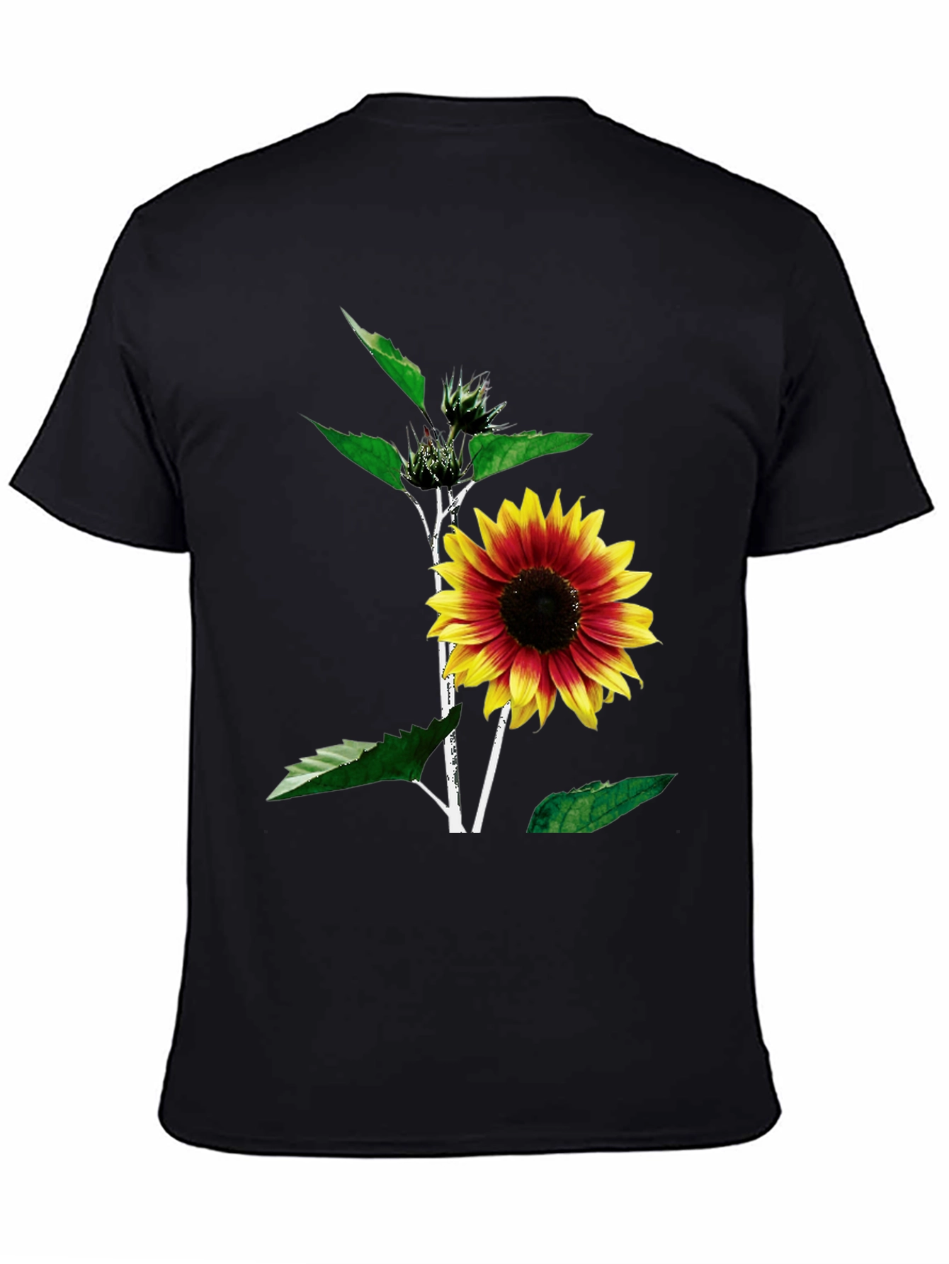 Sunflower Graphic Tee - Unisex Black T-Shirt