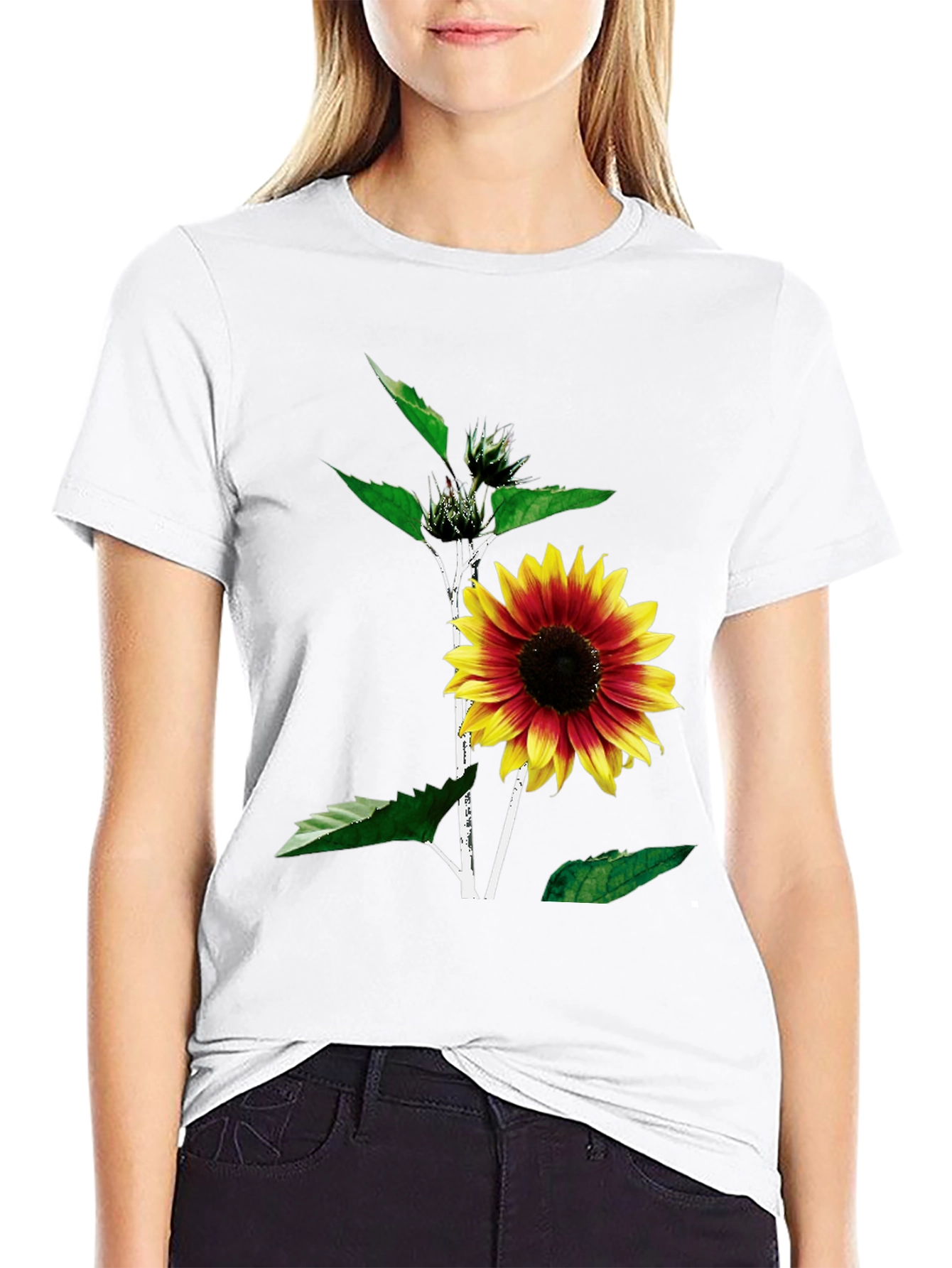 Sunflower Graphic Tee - Unisex Black T-Shirt