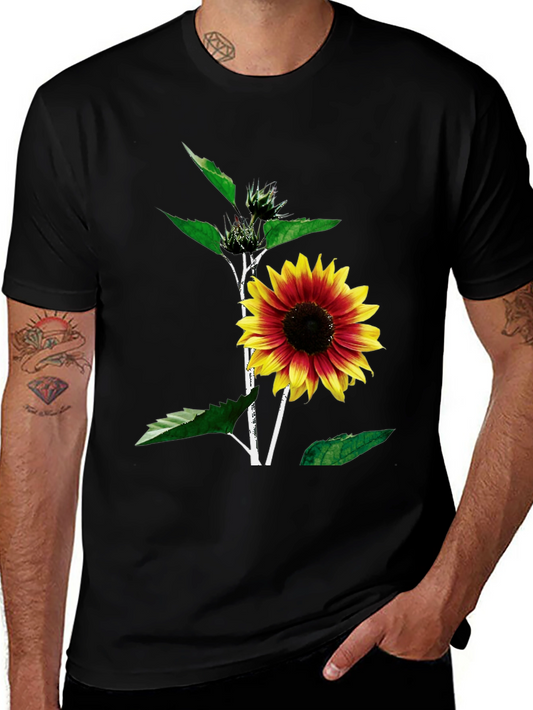 Sunflower Graphic Tee - Unisex Black T-Shirt
