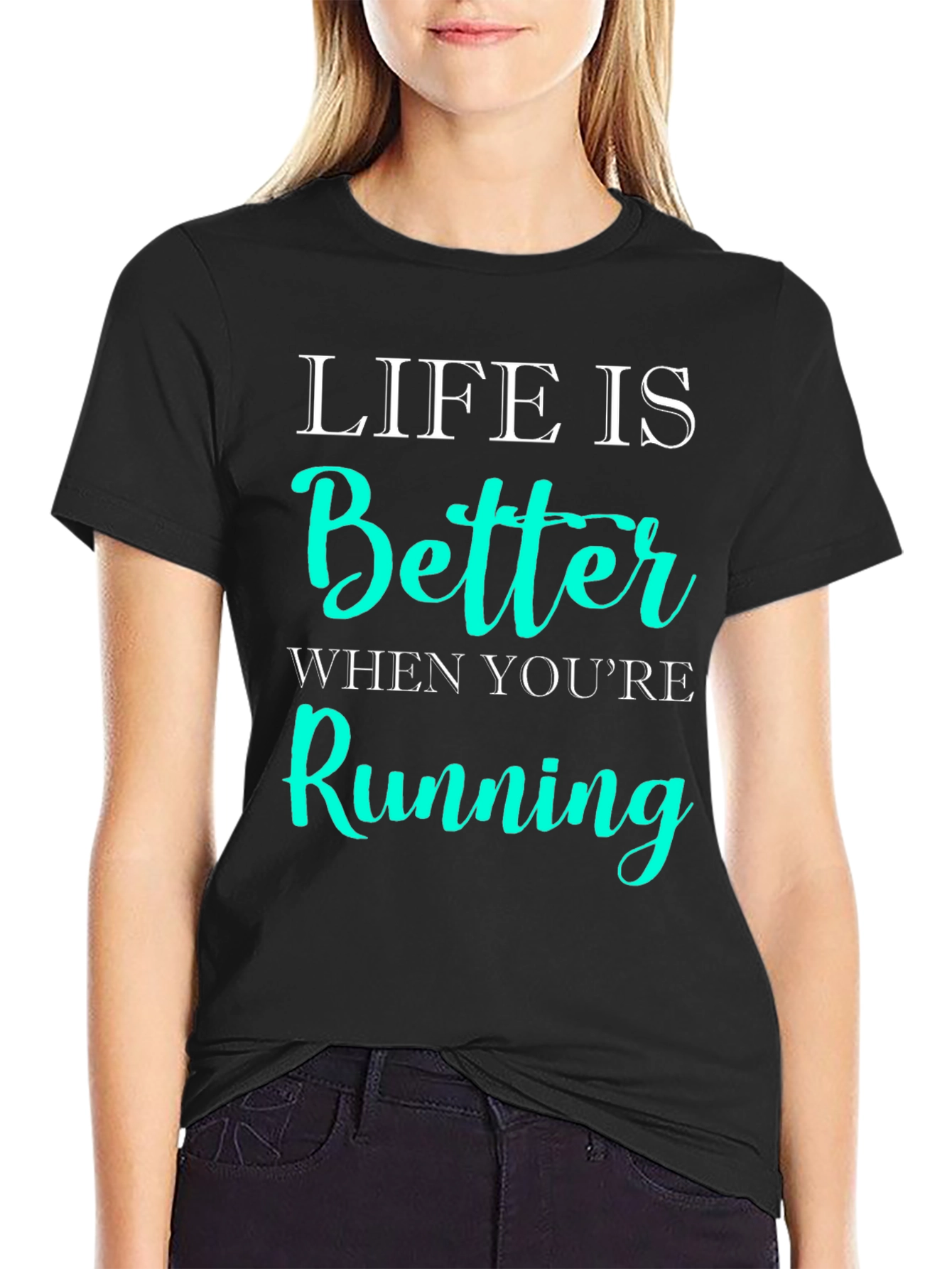 Life is Better Running Graphic Tee