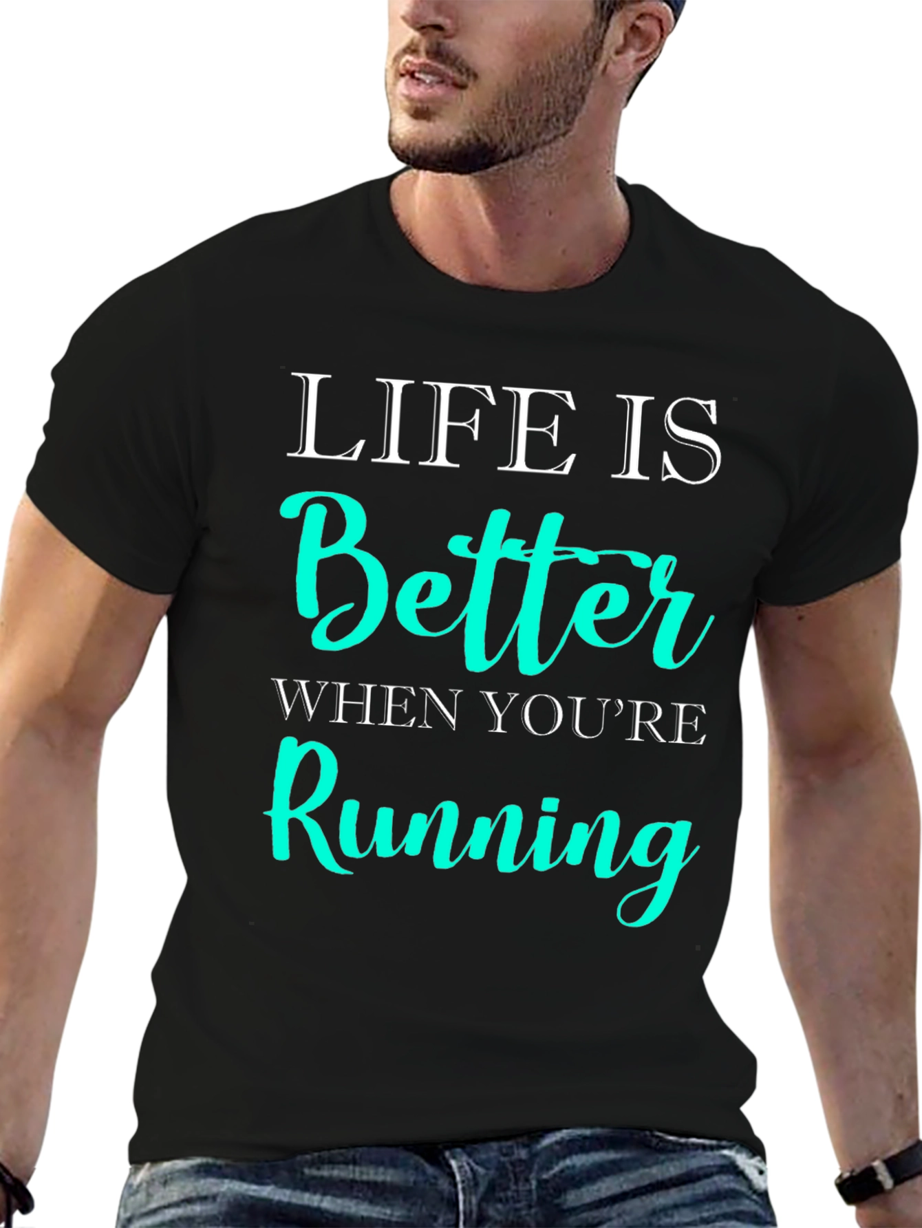 Life is Better Running Graphic Tee