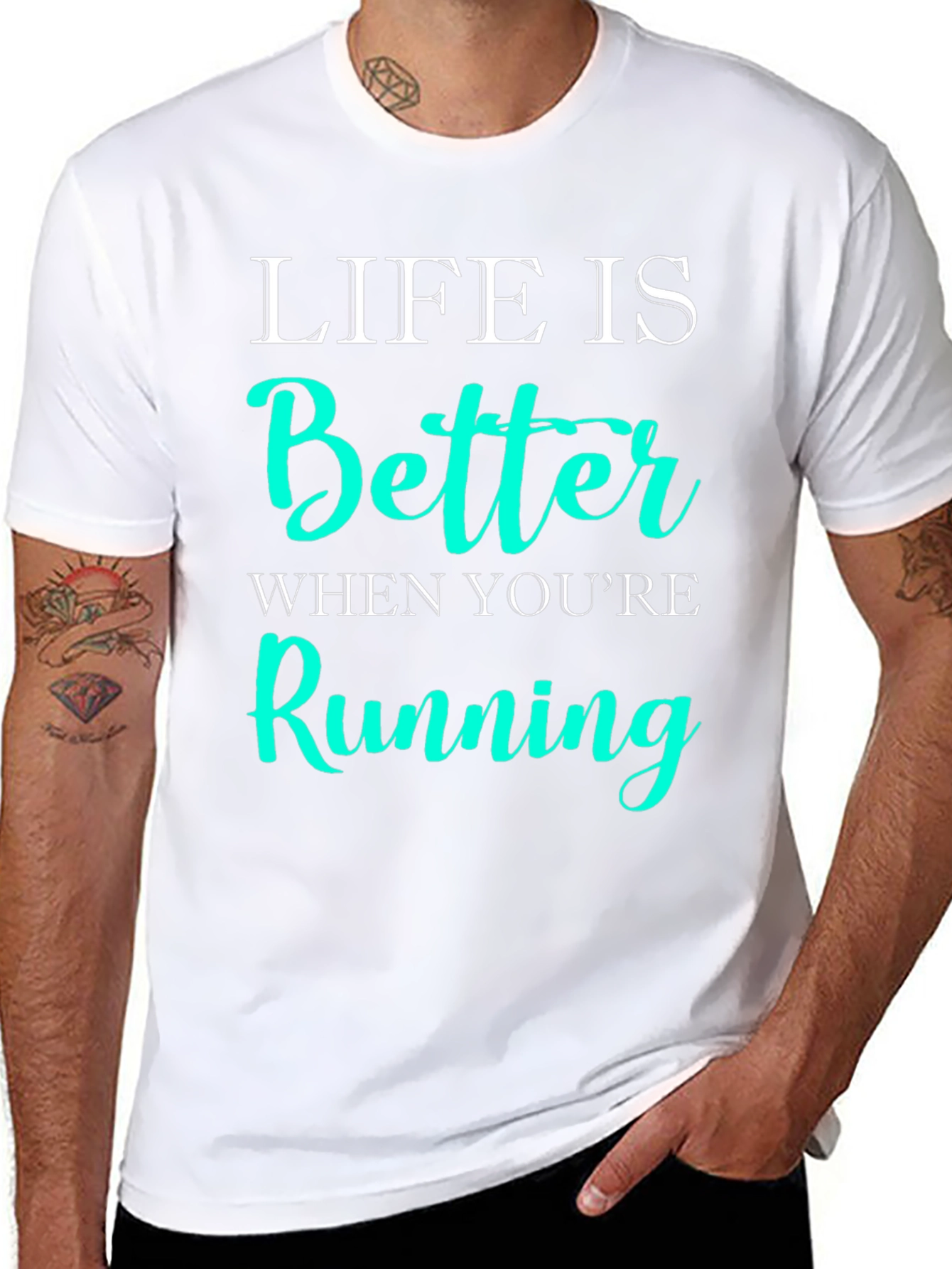 Life is Better Running Graphic Tee