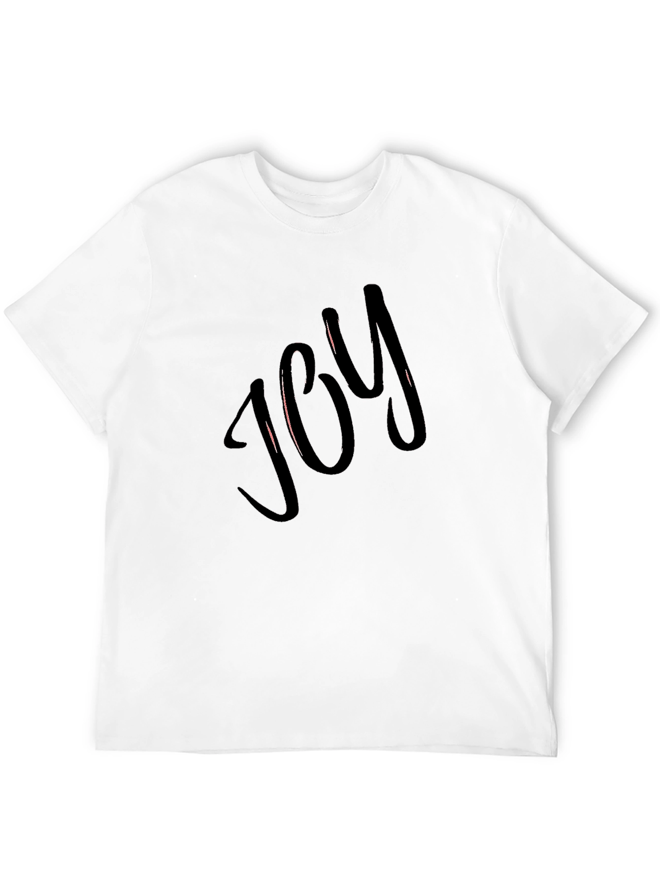 Joy Graphic Tee - Black Crew Neck T-Shirt