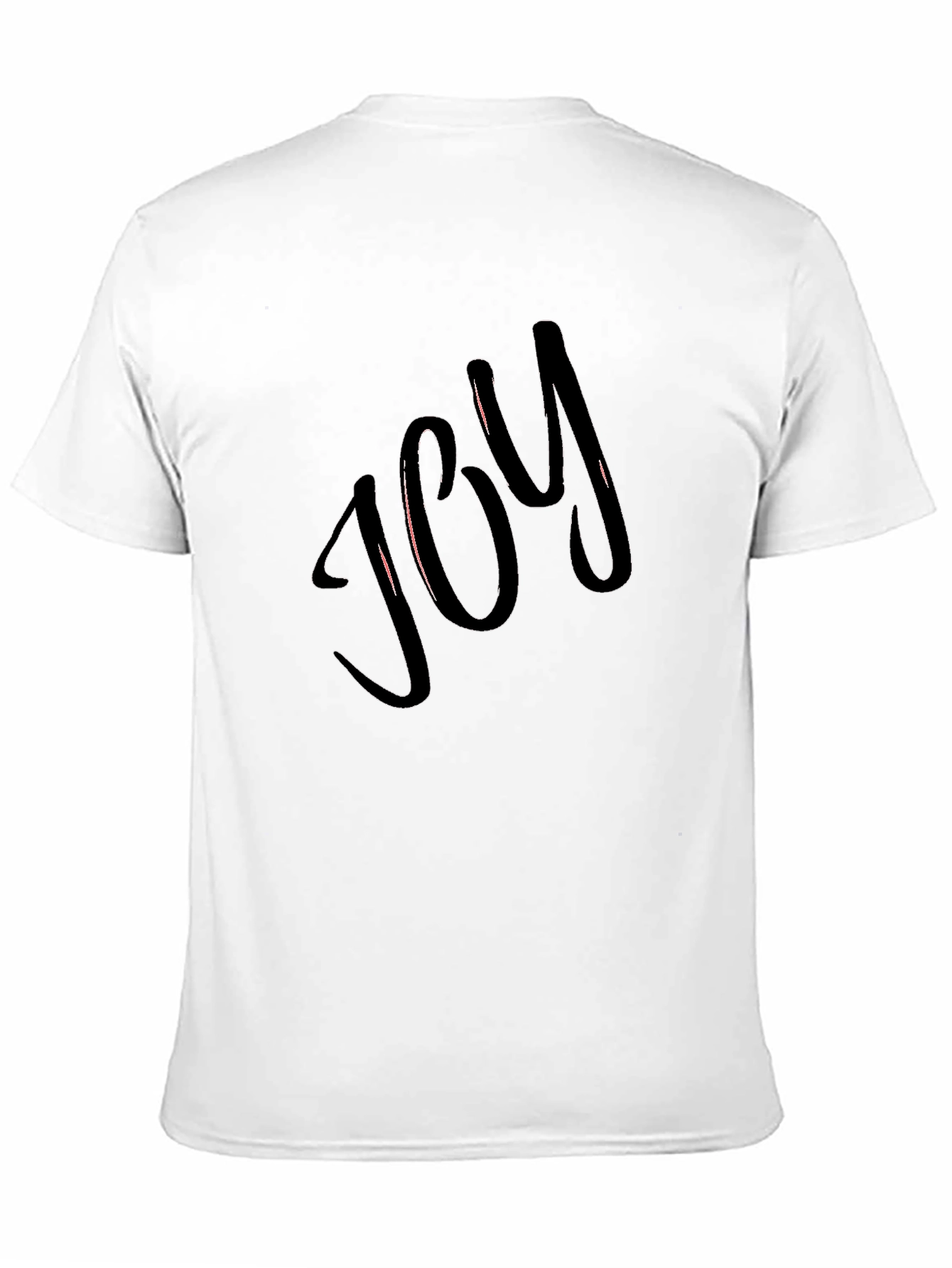 Joy Graphic Tee - Black Crew Neck T-Shirt