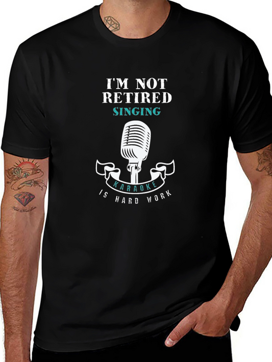 Karaoke Hard Work T-Shirt - Funny Singing Tee