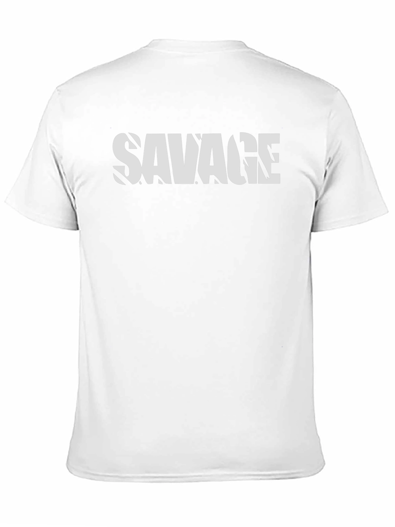 Savage Graphic Print Black T-Shirt for Men
