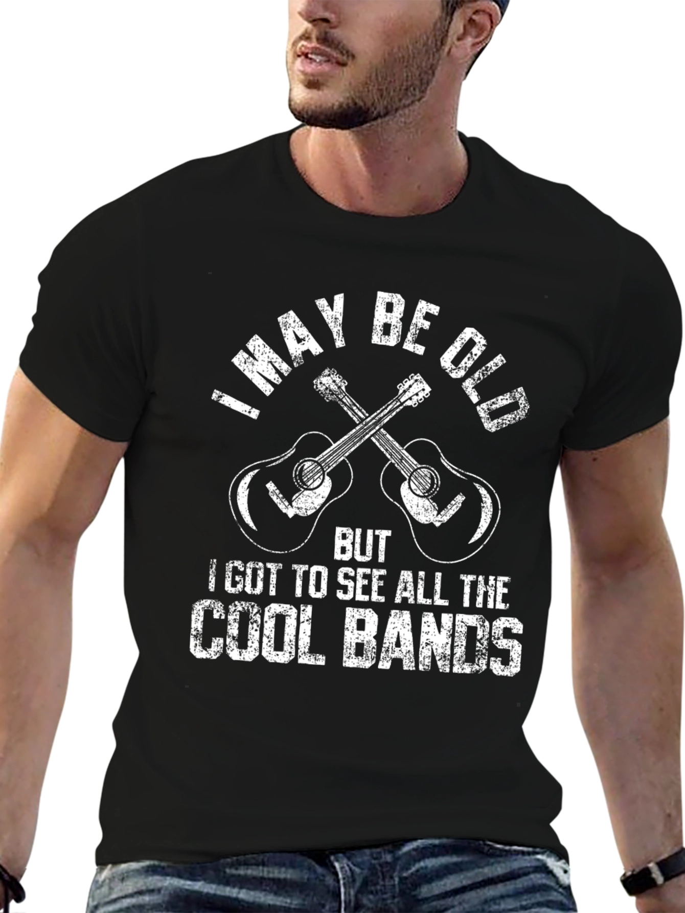 I May Be Old Cool Bands T-Shirt
