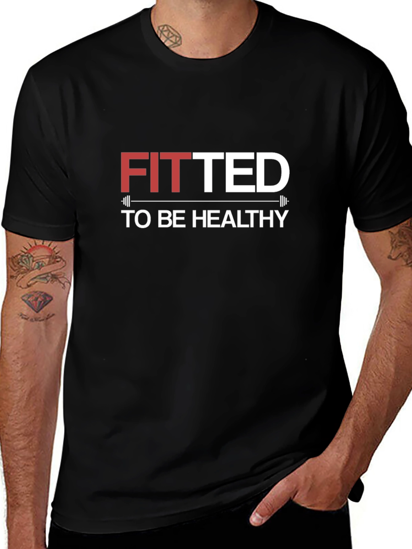 Fitted To Be Healthy T-Shirt