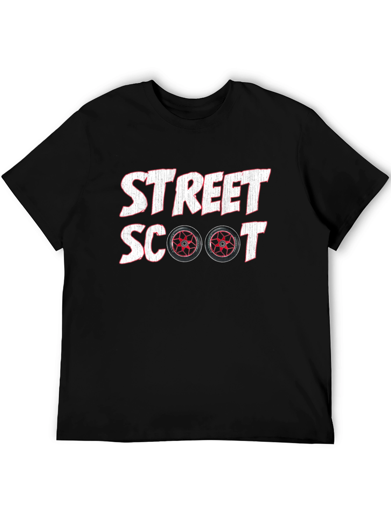 Street Scoot T-Shirt - Red Wheels