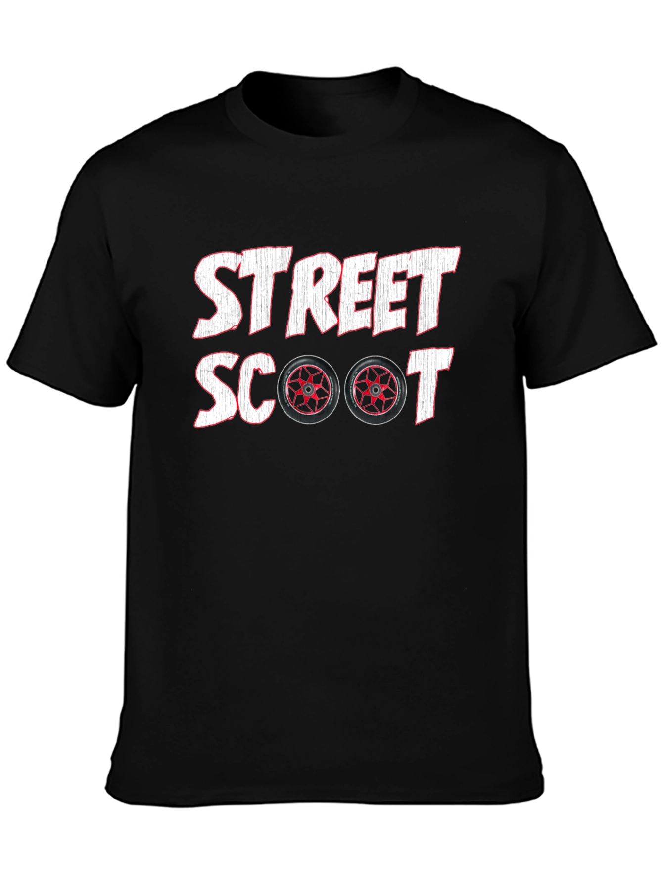 Street Scoot T-Shirt - Red Wheels