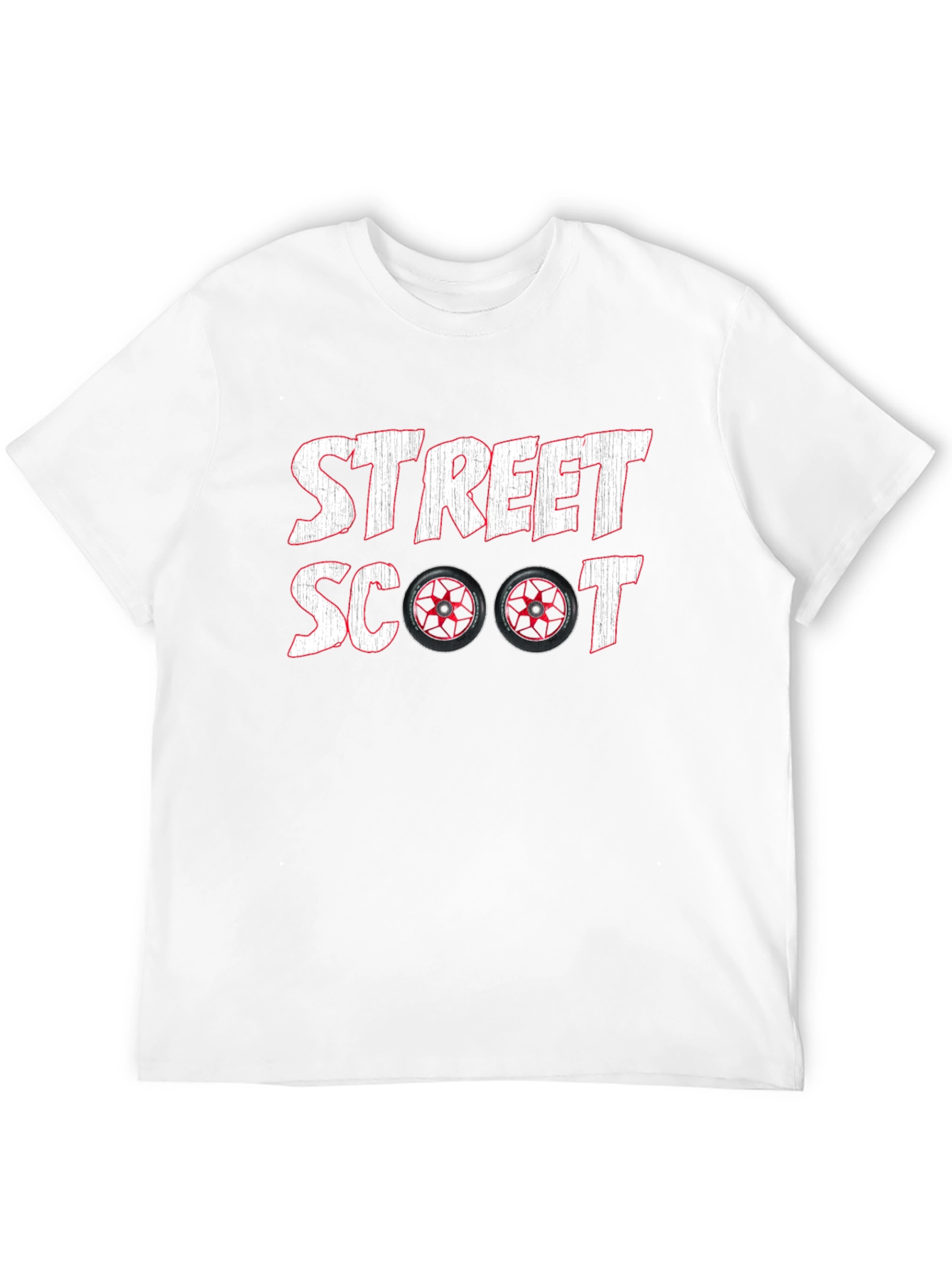 Street Scoot T-Shirt - Red Wheels