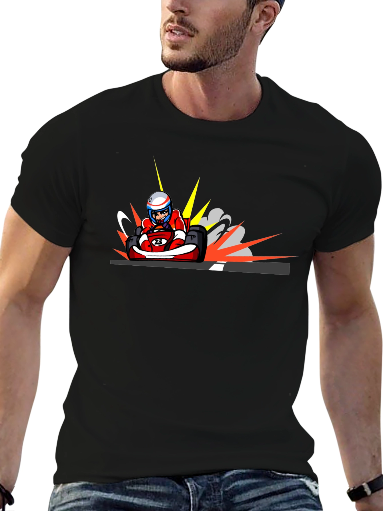 Cartoon Kart Racing T-Shirt