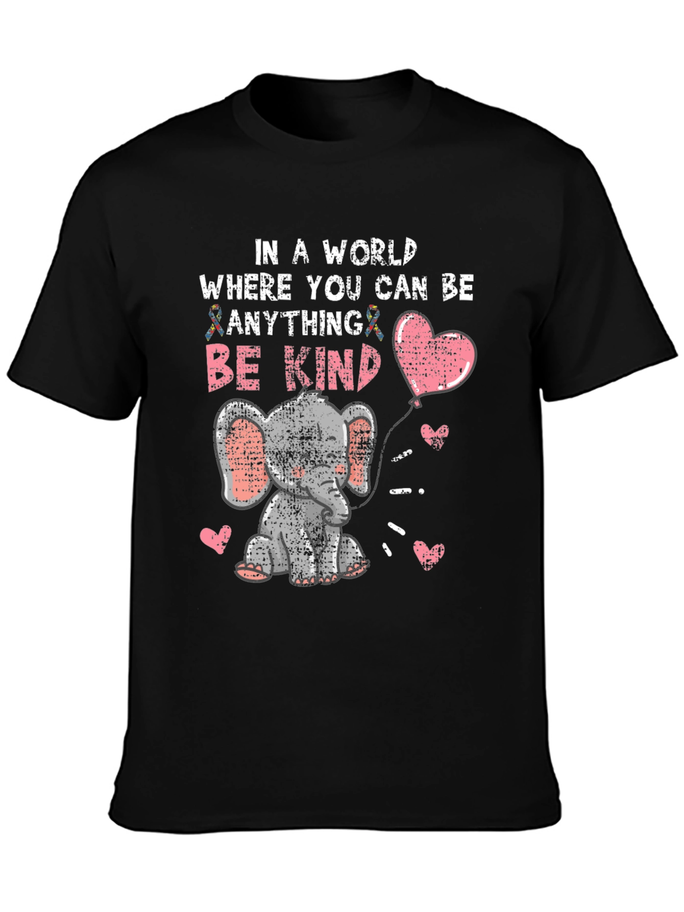 Kind Elephant Autism Awareness T-Shirt