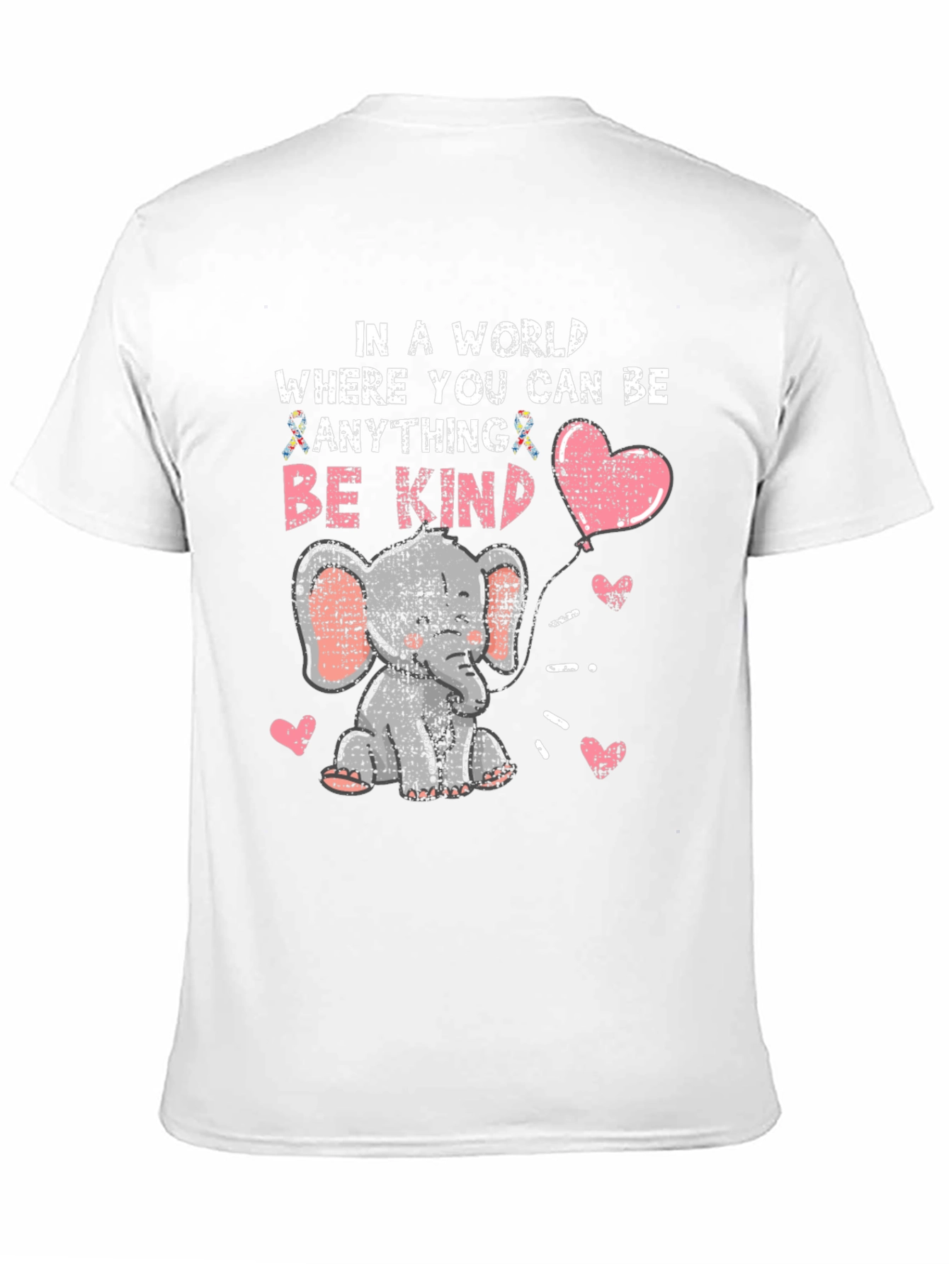 Kind Elephant Autism Awareness T-Shirt