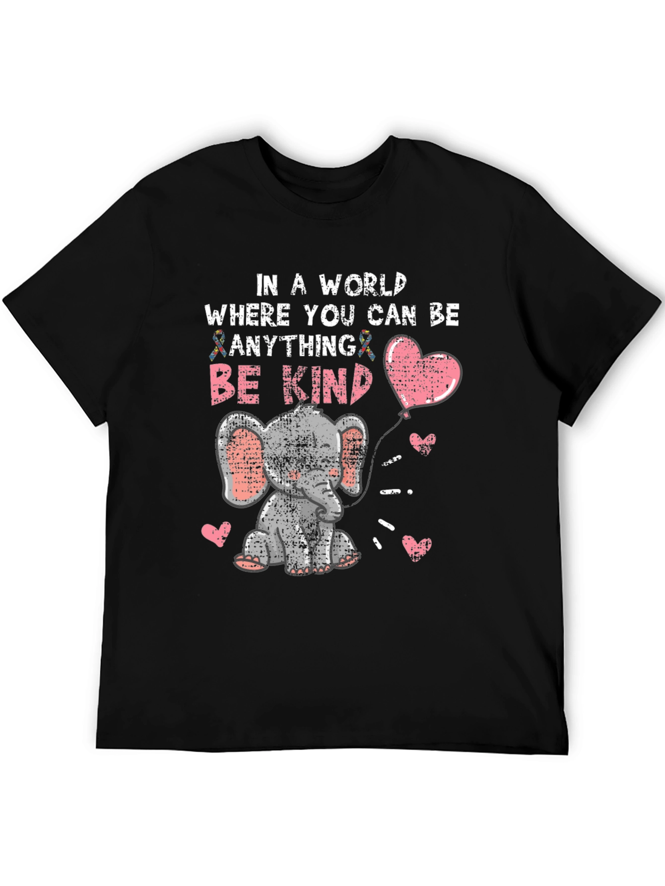 Kind Elephant Autism Awareness T-Shirt