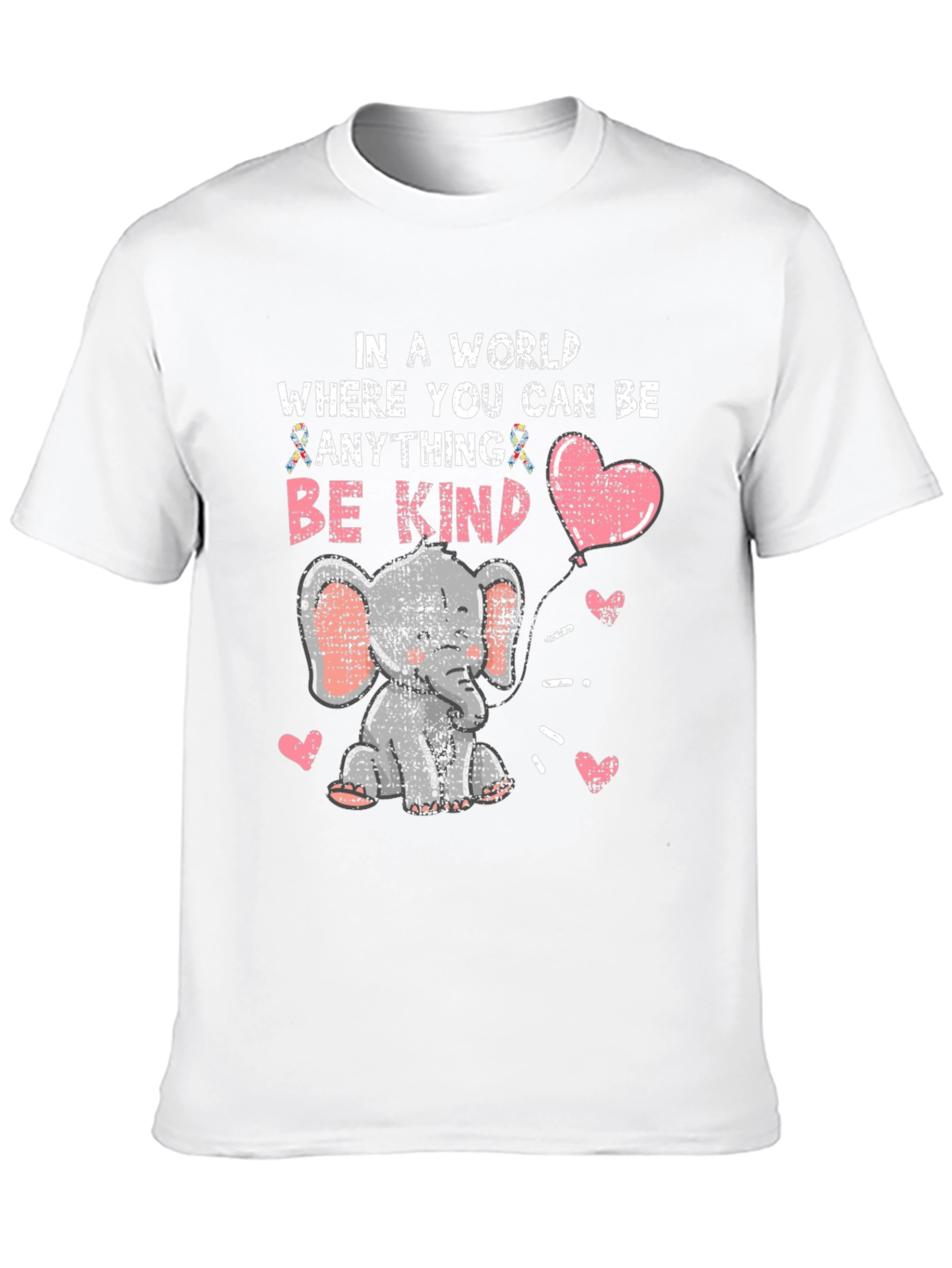 Kind Elephant Autism Awareness T-Shirt