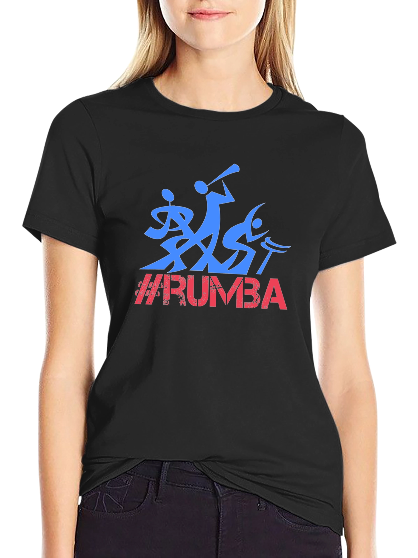 RUMBA Dancer Black Graphic Tee