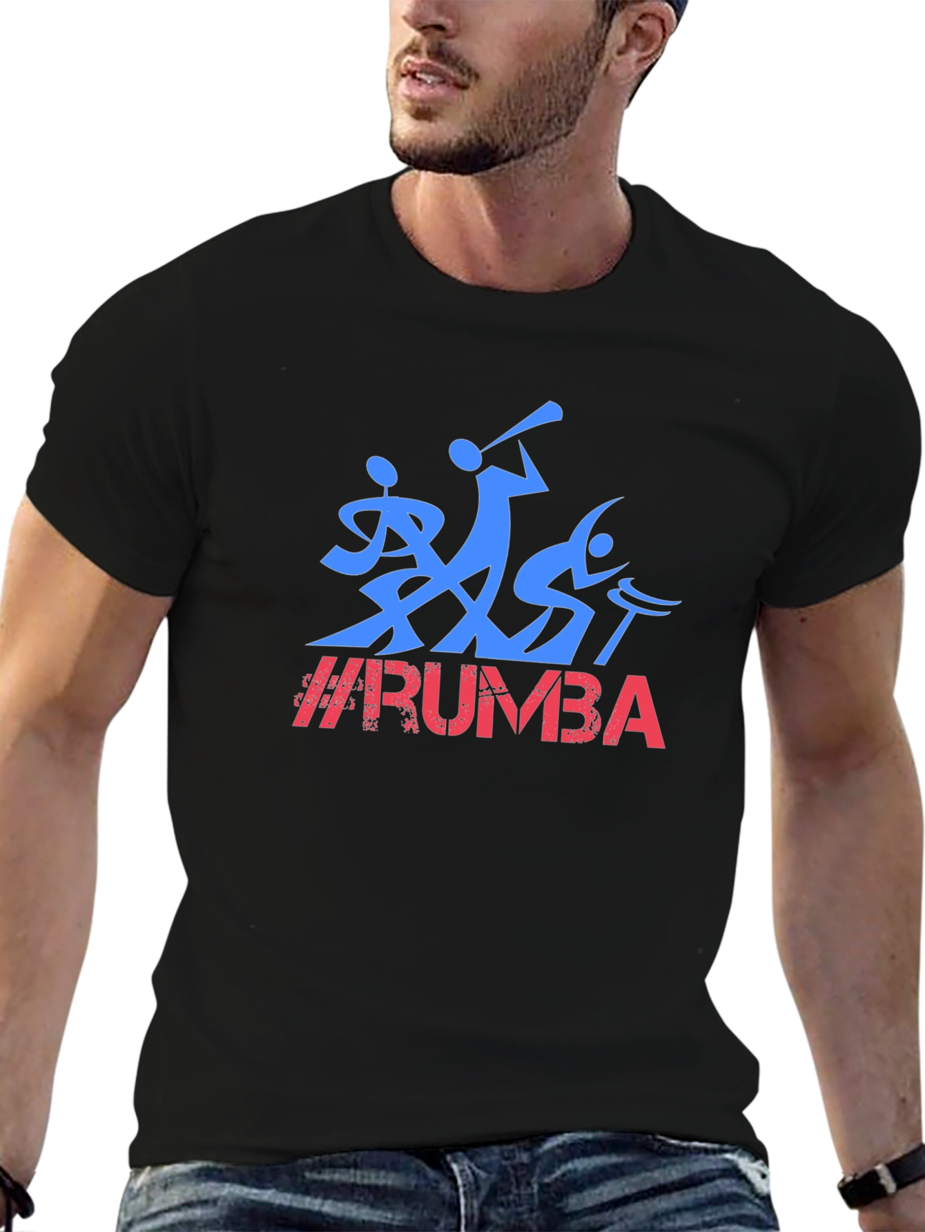 RUMBA Dancer Black Graphic Tee