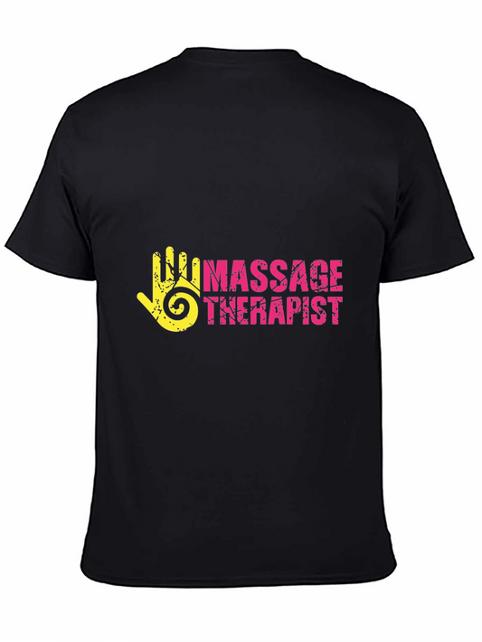 Massage Therapist Graphic Tee - Relaxation & Wellness