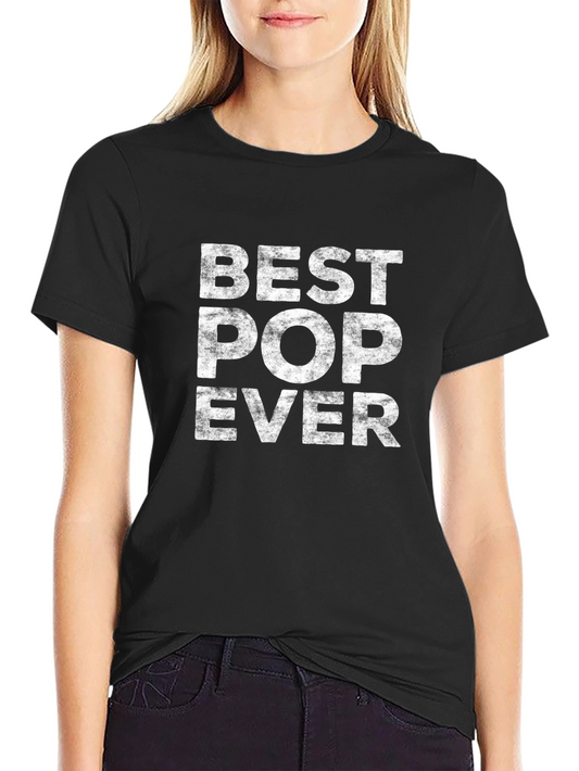 Best Pop Ever Mens Black Graphic T-Shirt