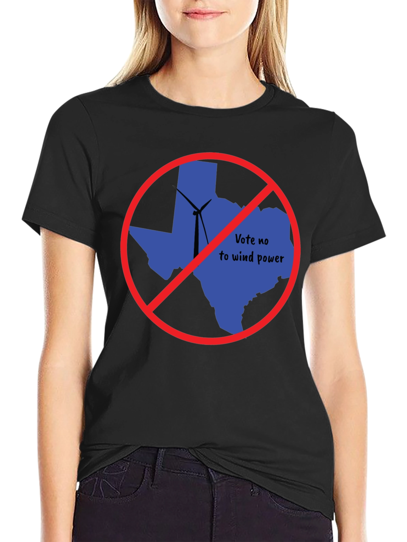 Vote No to Wind Power Texas T-Shirt