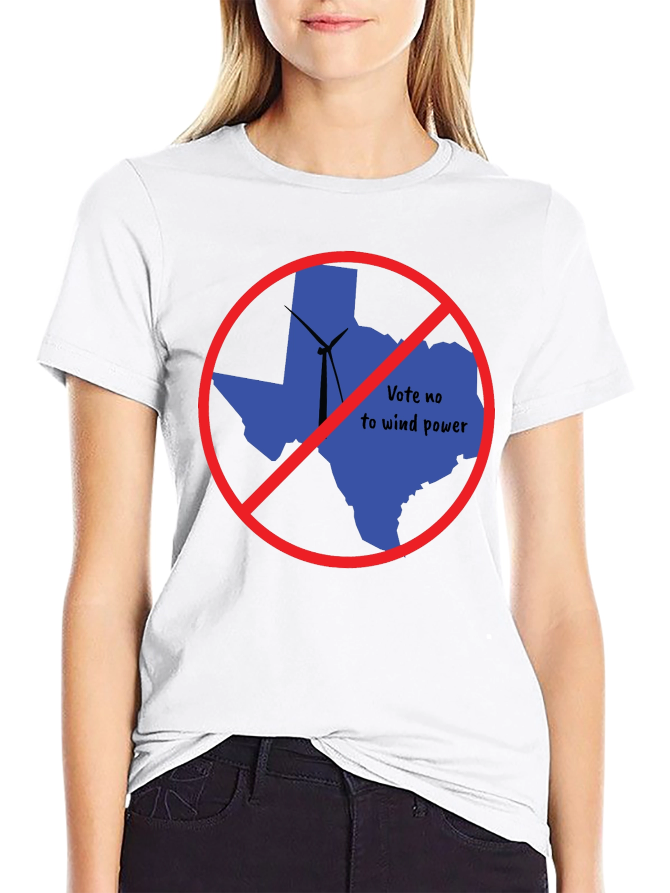 Vote No to Wind Power Texas T-Shirt