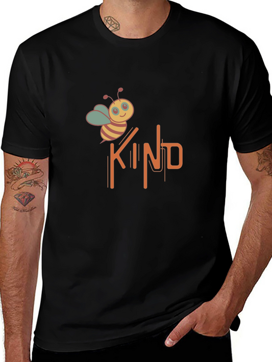 Be Kind Bee Graphic Tee - Black