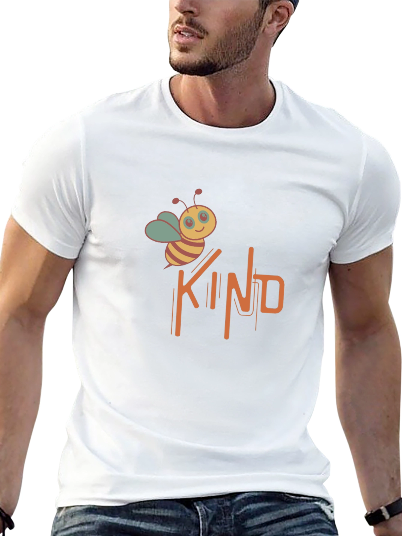 Be Kind Bee Graphic Tee - Black