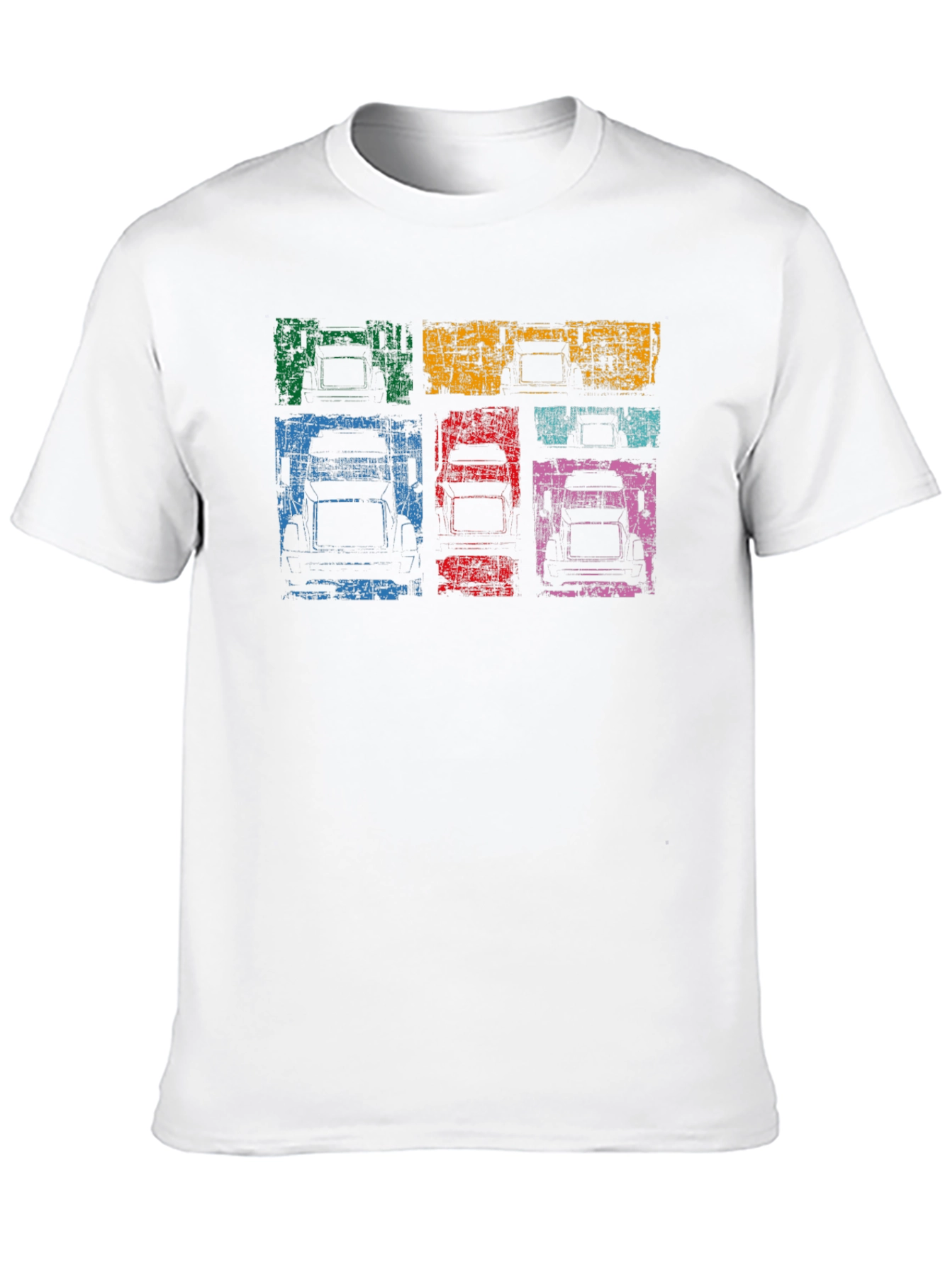 Retro Truck Art T-Shirt - Pop Art Style