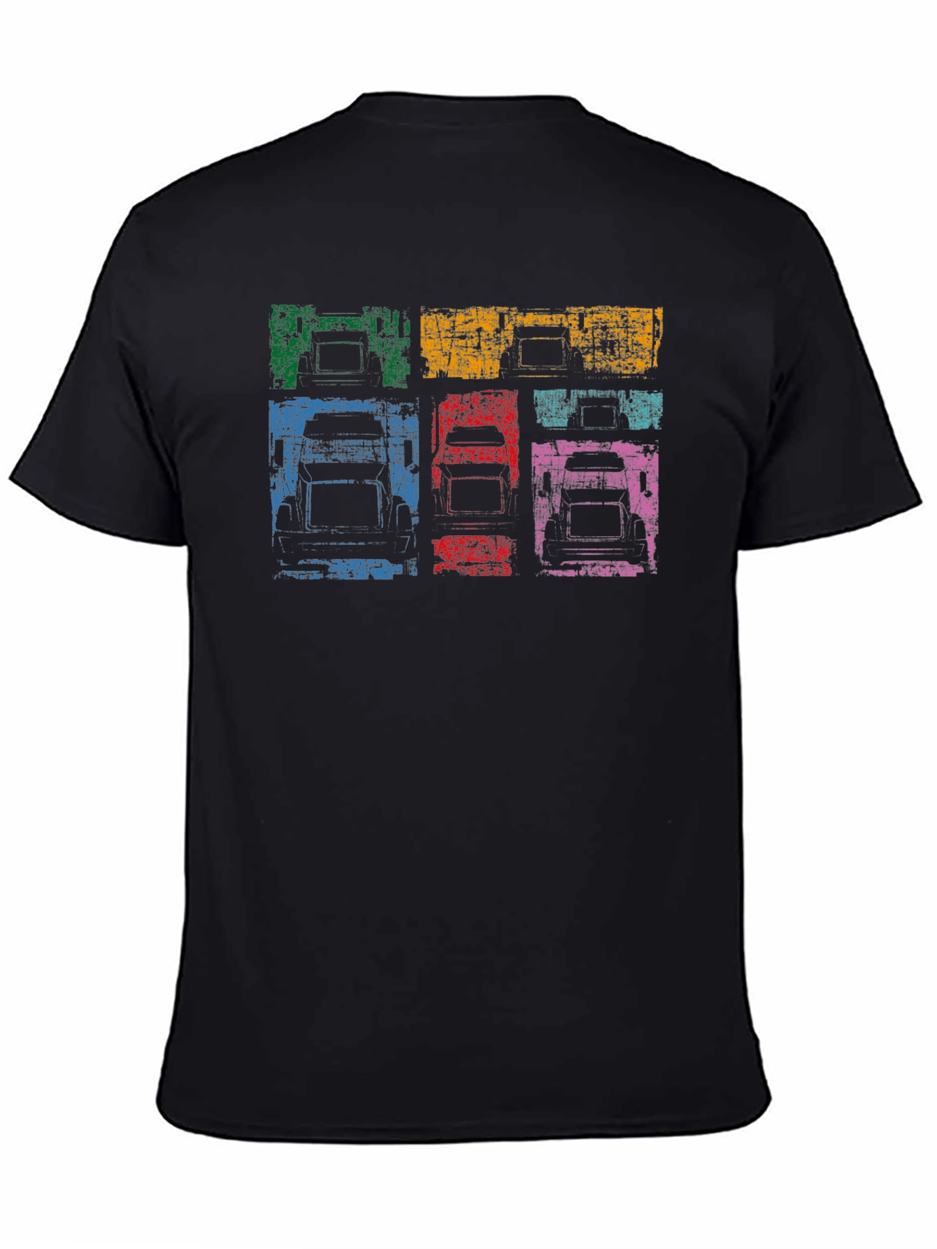 Retro Truck Art T-Shirt - Pop Art Style
