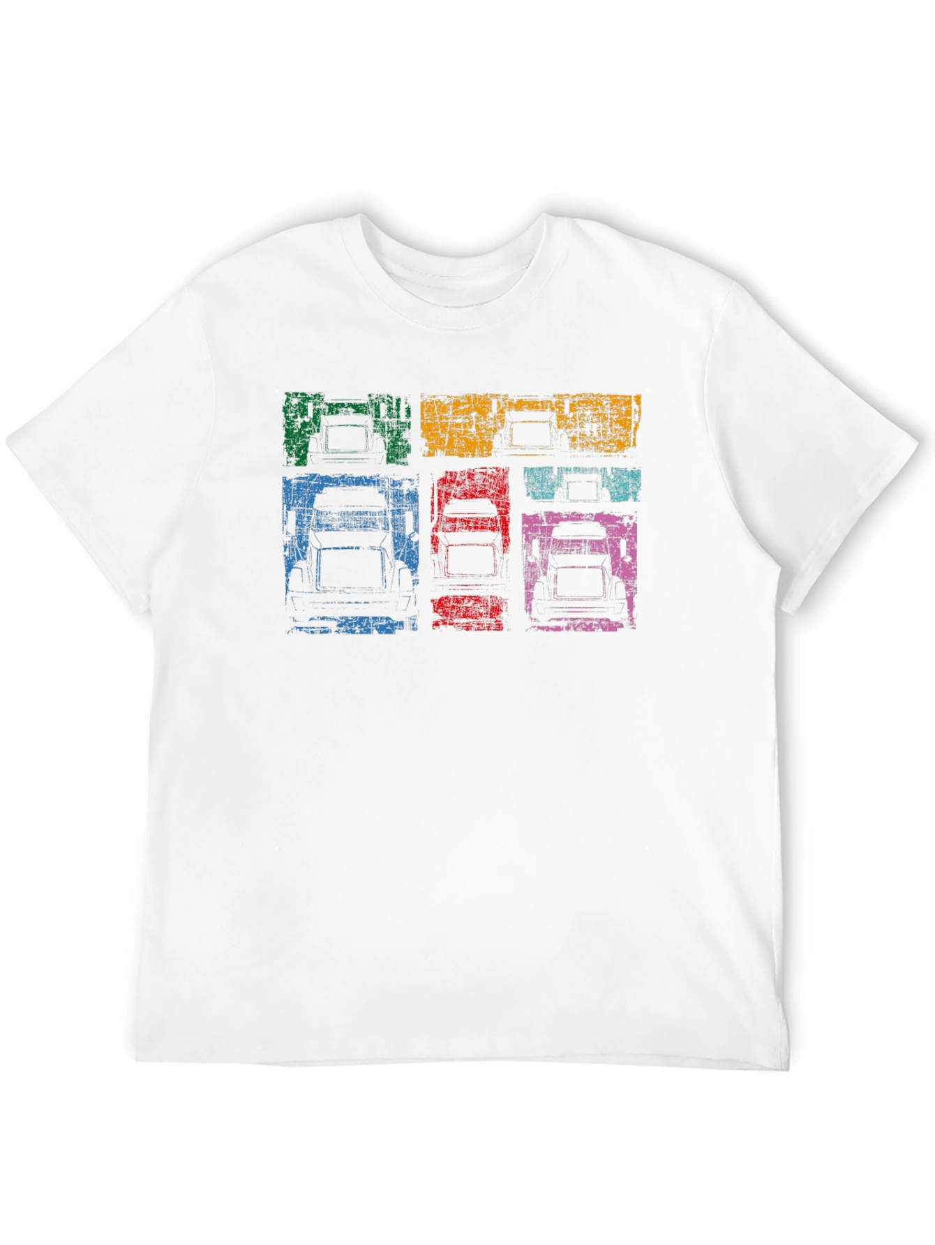 Retro Truck Art T-Shirt - Pop Art Style
