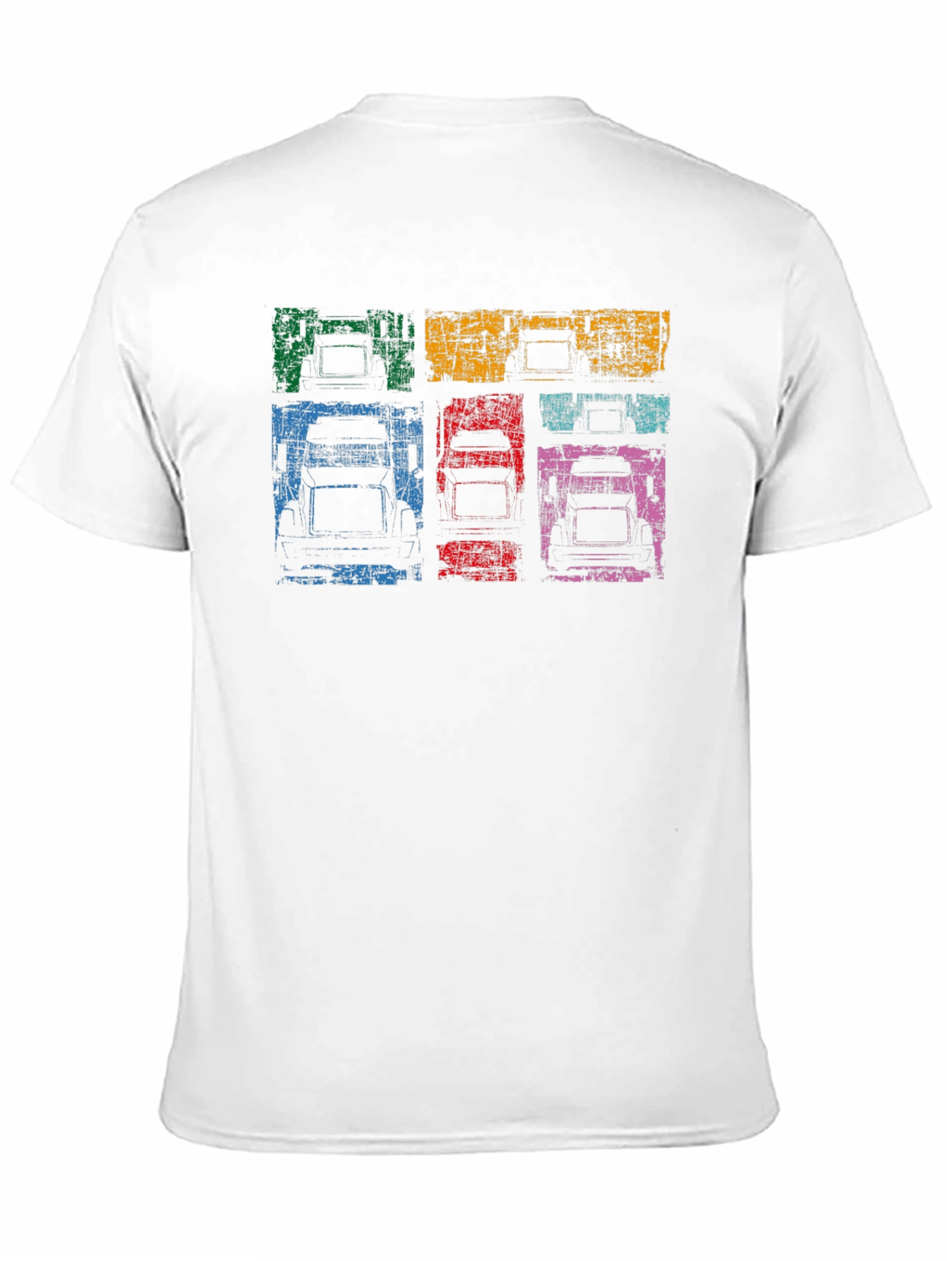 Retro Truck Art T-Shirt - Pop Art Style