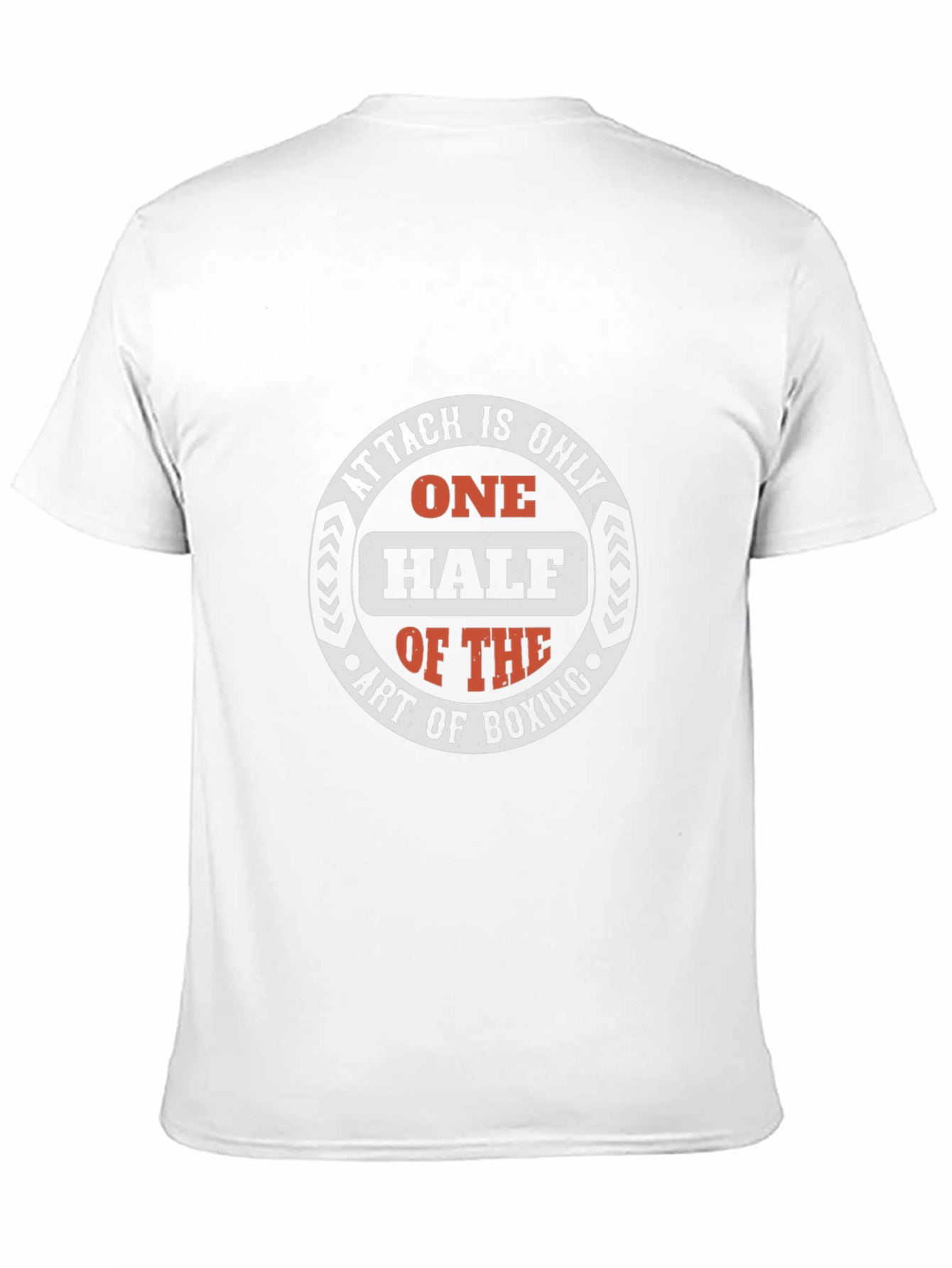 Boxing Art T-Shirt - Attack is Only One Half