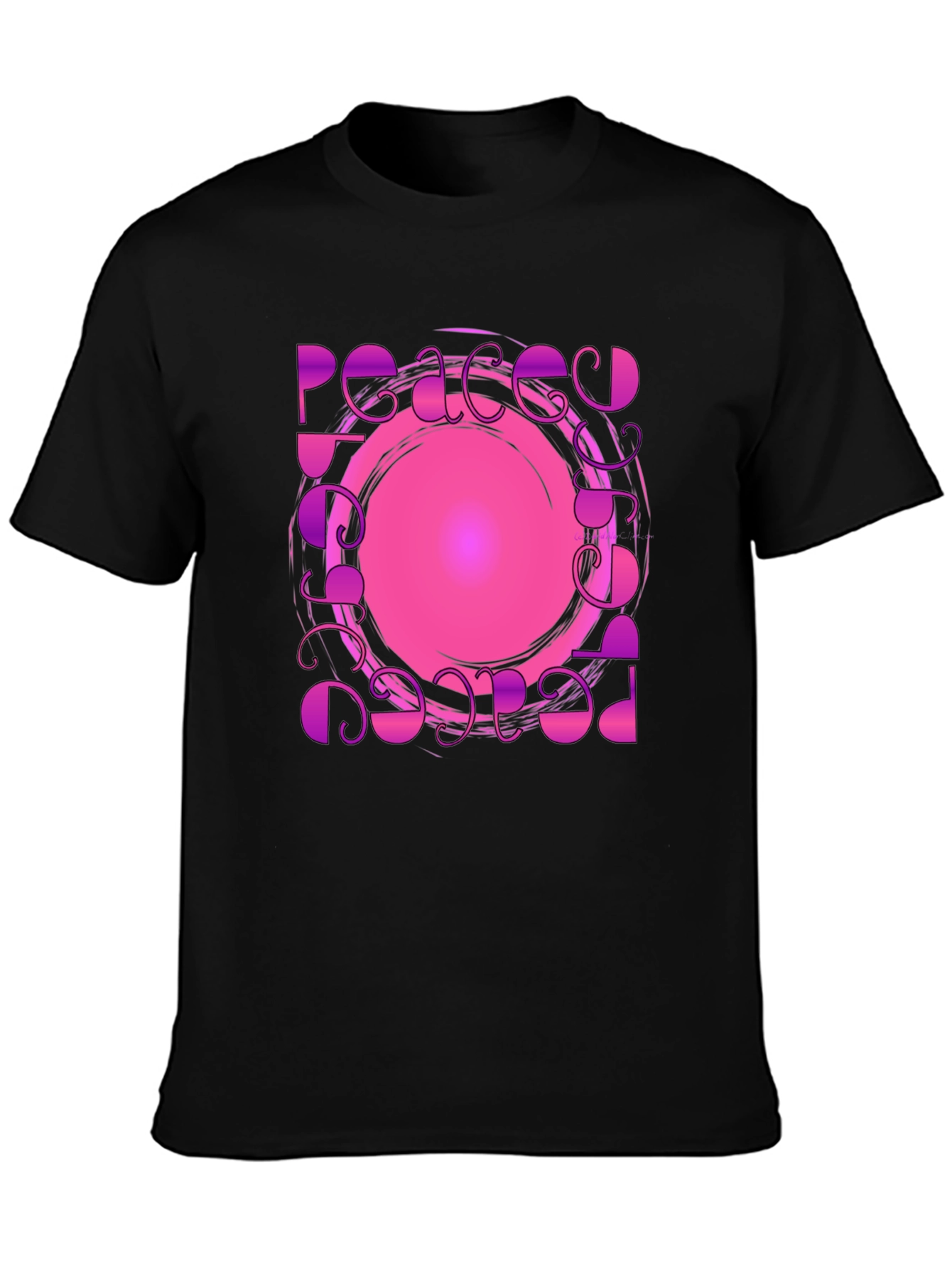 Peace Design Black T-Shirt