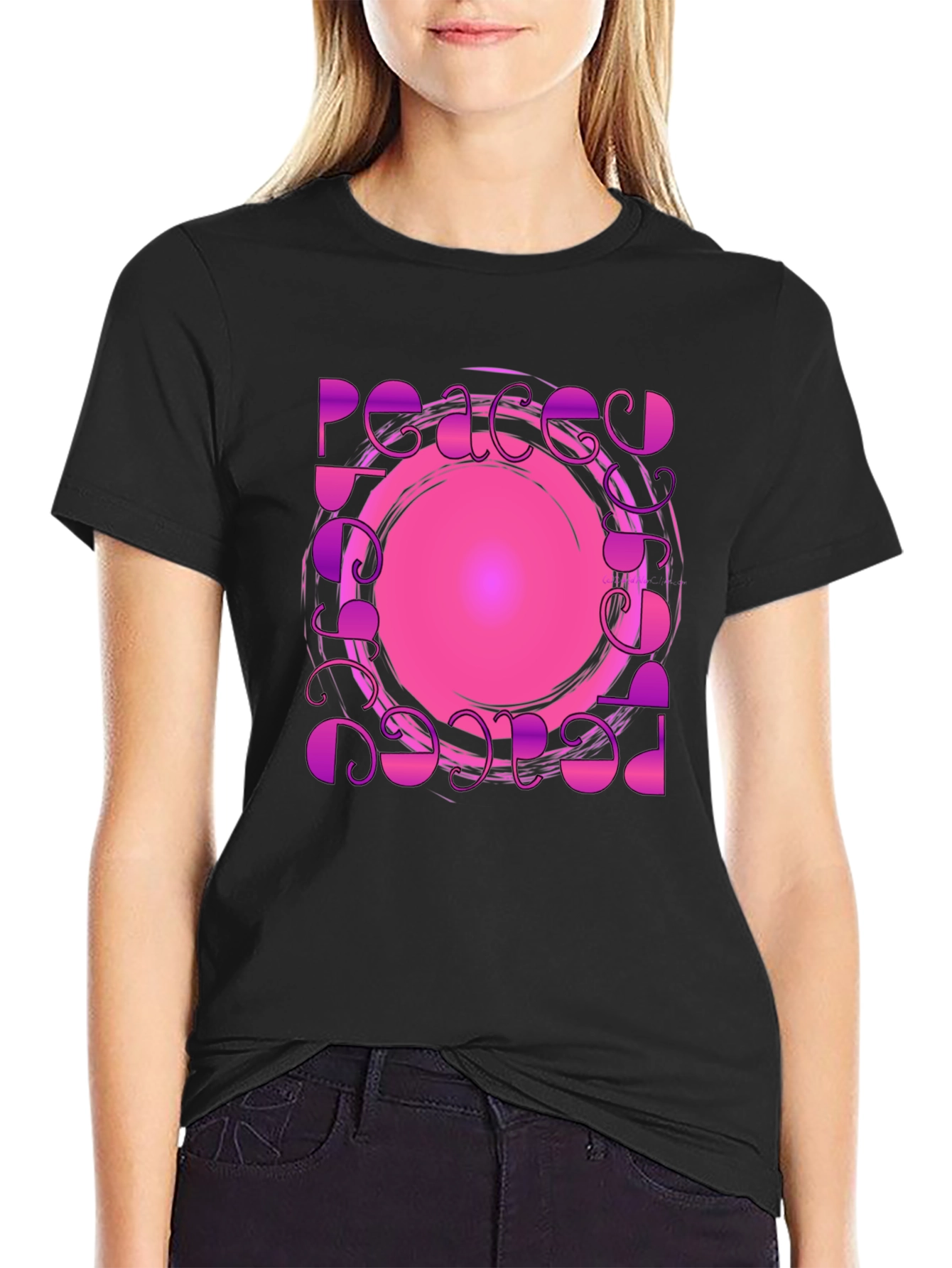 Peace Design Black T-Shirt