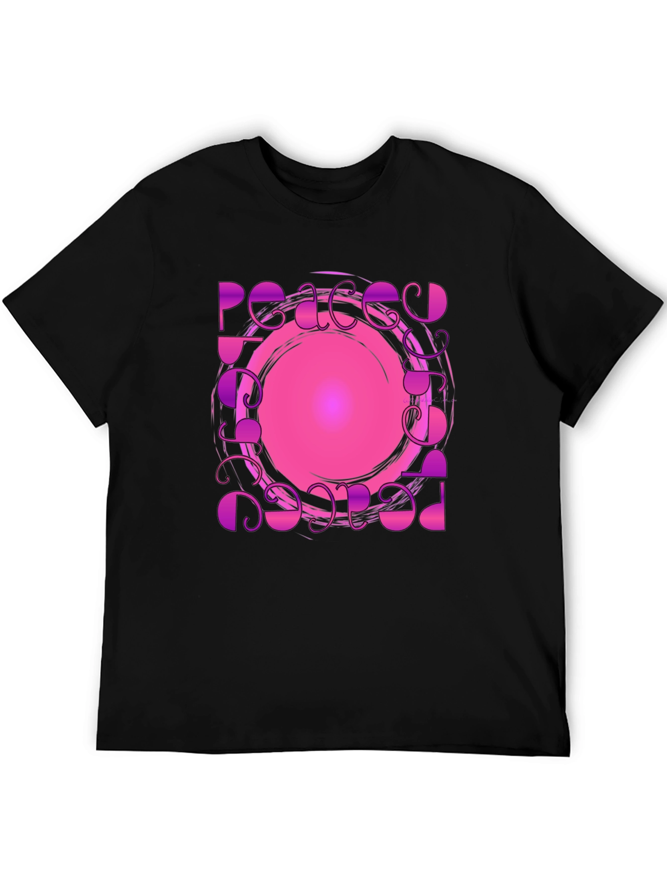 Peace Design Black T-Shirt