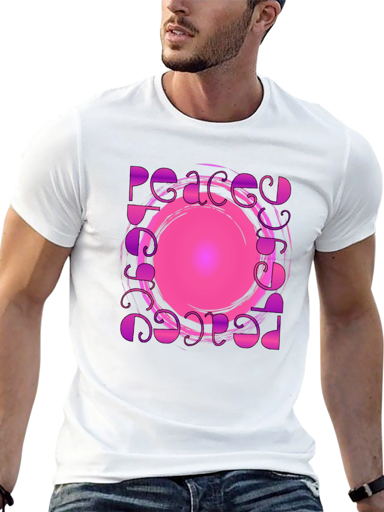 Peace Design Black T-Shirt