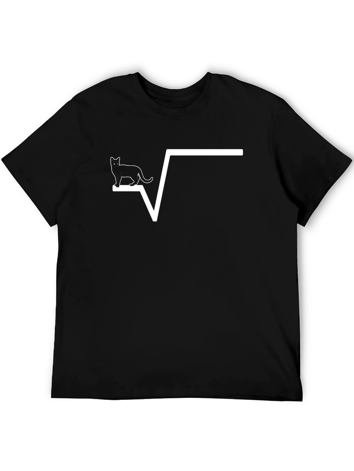 Cat Square Root T-Shirt - Funny Math Tee