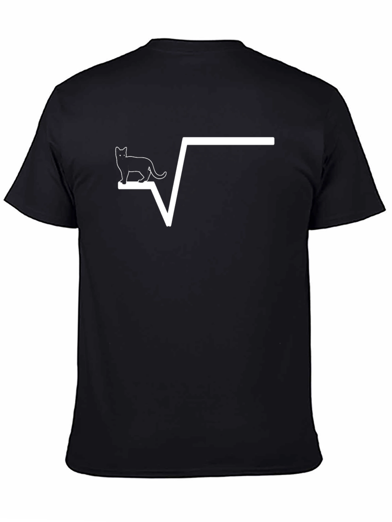 Cat Square Root T-Shirt - Funny Math Tee